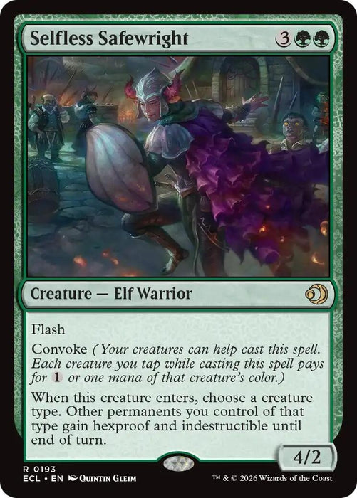 Image for Selfless Safewright (193) [Lorwyn Eclipsed] - Magic: The Gathering