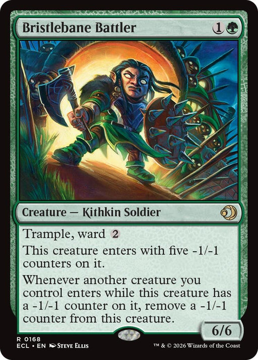 Image for Bristlebane Battler (168) (Foil) [Lorwyn Eclipsed] - Magic: The Gathering