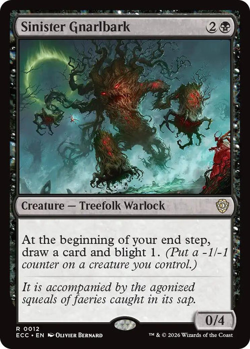 Image for Sinister Gnarlbark (12) [Lorwyn Eclipsed] - Magic: The Gathering
