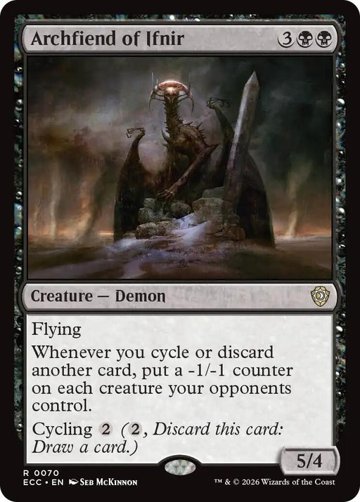Image for Archfiend of Ifnir (70) [Lorwyn Eclipsed] - Magic: The Gathering
