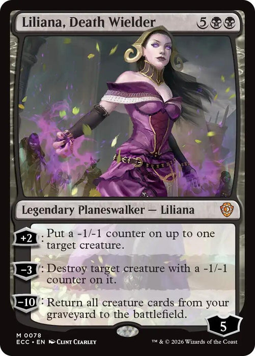 Image for Liliana, Death Wielder (78) [Lorwyn Eclipsed] - Magic: The Gathering