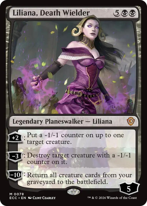 Image for Liliana, Death Wielder (78) [Lorwyn Eclipsed] - Magic: The Gathering