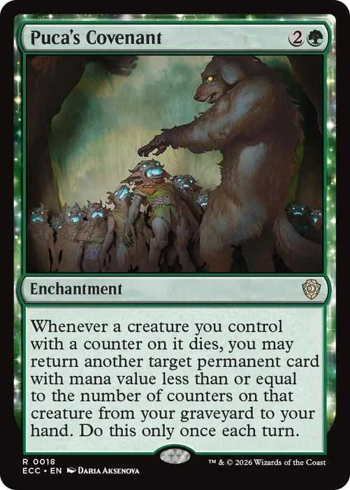 Image for Puca's Covenant (18) [Lorwyn Eclipsed] - Magic: The Gathering