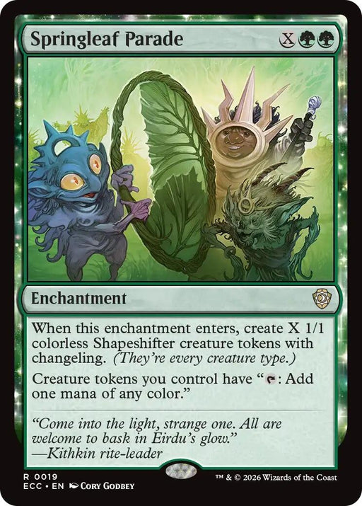 Image for Springleaf Parade (19) [Lorwyn Eclipsed] - Magic: The Gathering