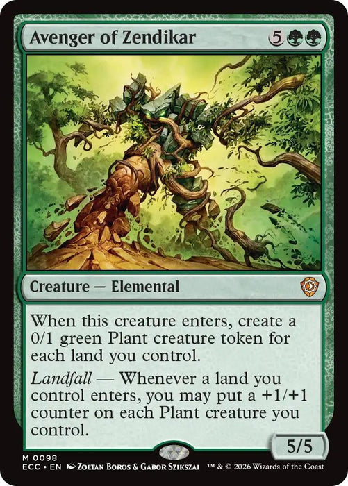 Image for Avenger of Zendikar (98) [Lorwyn Eclipsed] - Magic: The Gathering