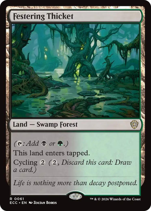 Image for Festering Thicket (61) [Lorwyn Eclipsed] - Magic: The Gathering