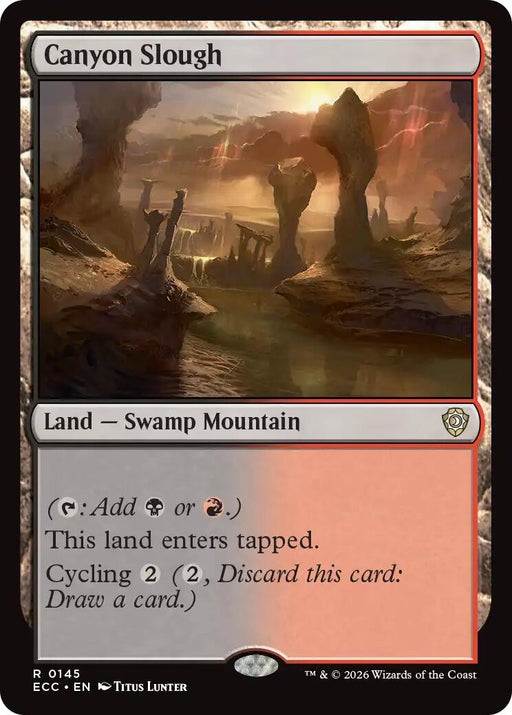 Image for Canyon Slough (145) [Lorwyn Eclipsed] - Magic: The Gathering