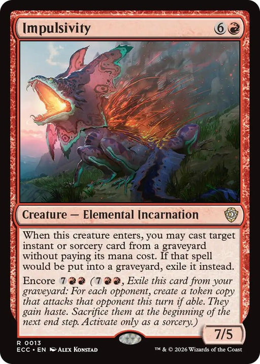 Image for Impulsivity (13) [Lorwyn Eclipsed] - Magic: The Gathering