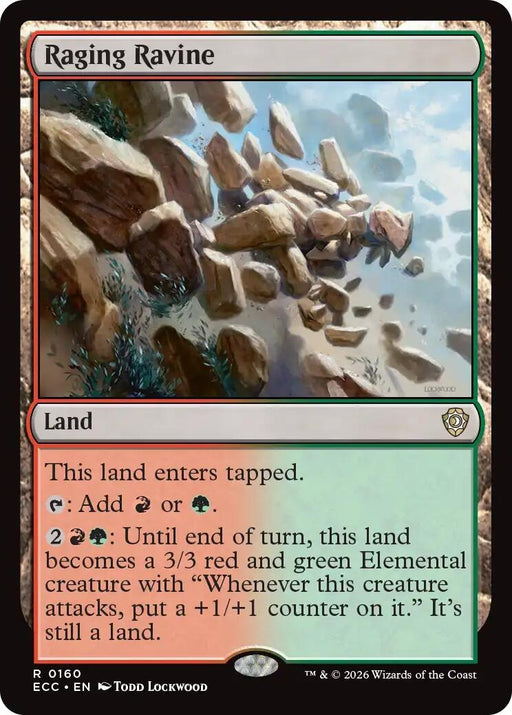 Image for Raging Ravine (160) [Lorwyn Eclipsed] - Magic: The Gathering