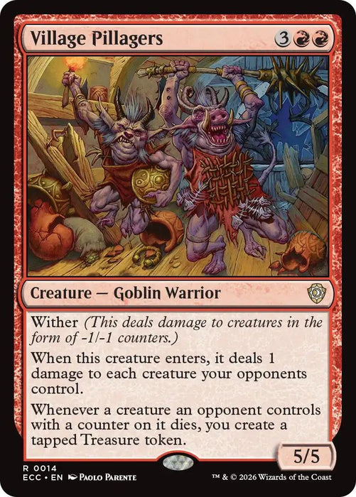 Image for Village Pillagers (14) [Lorwyn Eclipsed] - Magic: The Gathering