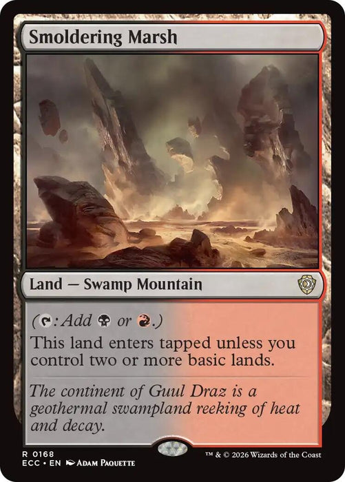 Image for Smoldering Marsh (168) [Lorwyn Eclipsed] - Magic: The Gathering