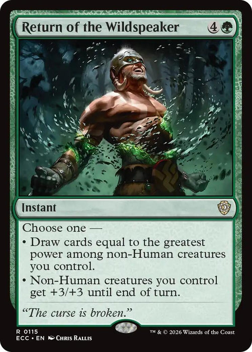 Image for Return of the Wildspeaker (115) [Lorwyn Eclipsed] - Magic: The Gathering