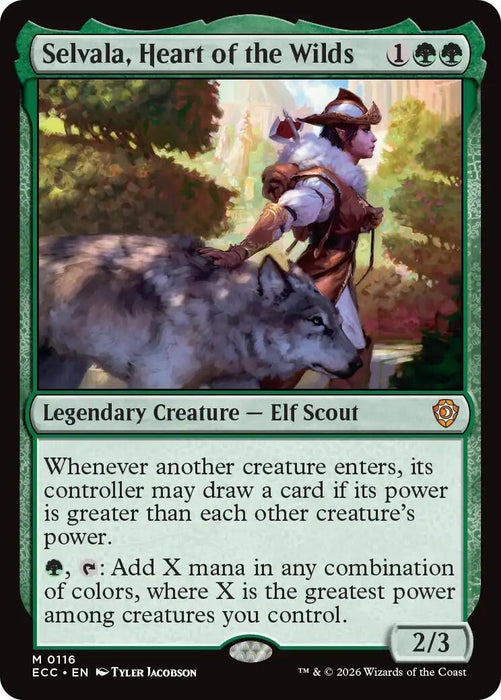 Image for Selvala, Heart of the Wilds (116) [Lorwyn Eclipsed] - Magic: The Gathering