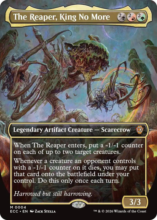 Image for The Reaper, King No More (Borderless) (4) (Foil) [Lorwyn Eclipsed] - Magic: The Gathering