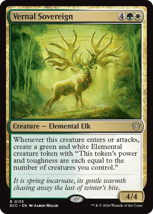 Image for Vernal Sovereign (135) [Lorwyn Eclipsed] - Magic: The Gathering