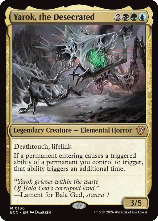 Image for Yarok, the Desecrated (136) [Lorwyn Eclipsed] - Magic: The Gathering