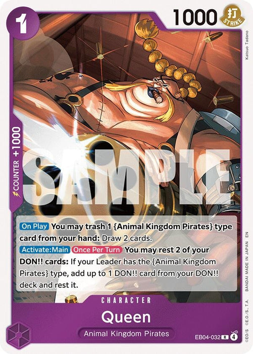 Image for Queen (EB04-032) (Foil) [The Azure Sea's Seven] - One Piece Card Game