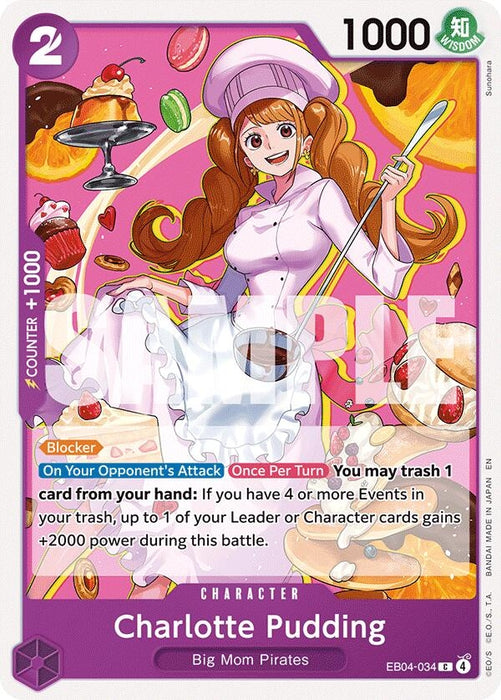 Image for Charlotte Pudding (EB04-034) [The Azure Sea's Seven] - One Piece Card Game