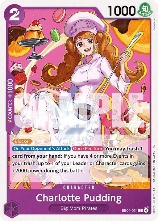 Image for Charlotte Pudding (EB04-034) [The Azure Sea's Seven] - One Piece Card Game