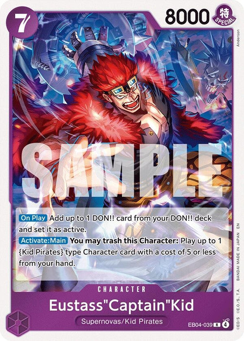 Eustass"Captain"Kid - EB04-039 (EB04-039) (Foil) [The Azure Sea's Seven]