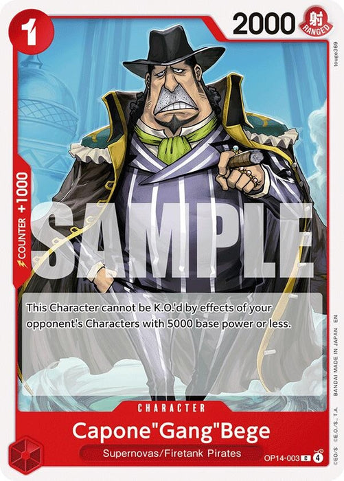 Capone"Gang"Bege (OP14-003) [The Azure Sea's Seven]