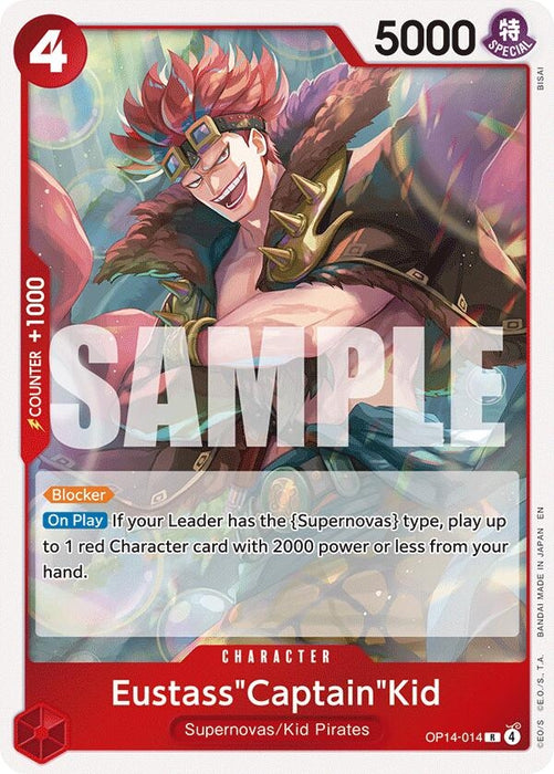 Eustass"Captain"Kid - OP14-014 (OP14-014) (Foil) [The Azure Sea's Seven]