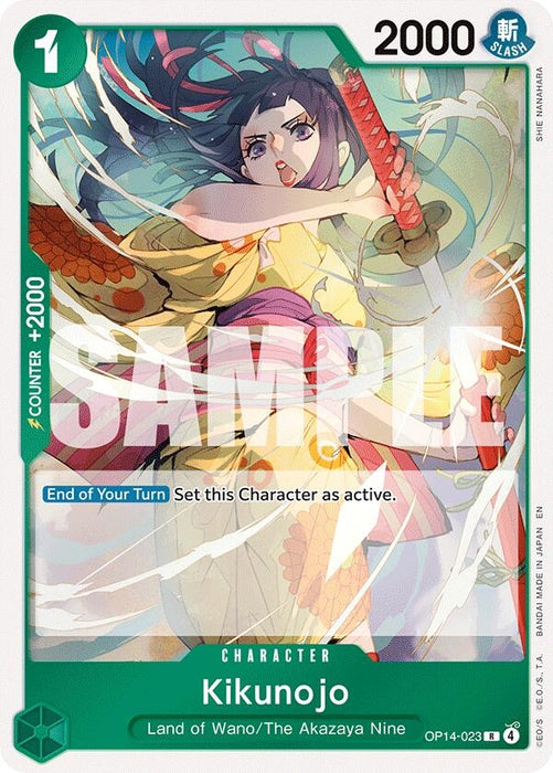 Kikunojo - OP14-023 (OP14-023) (Foil) [The Azure Sea's Seven]