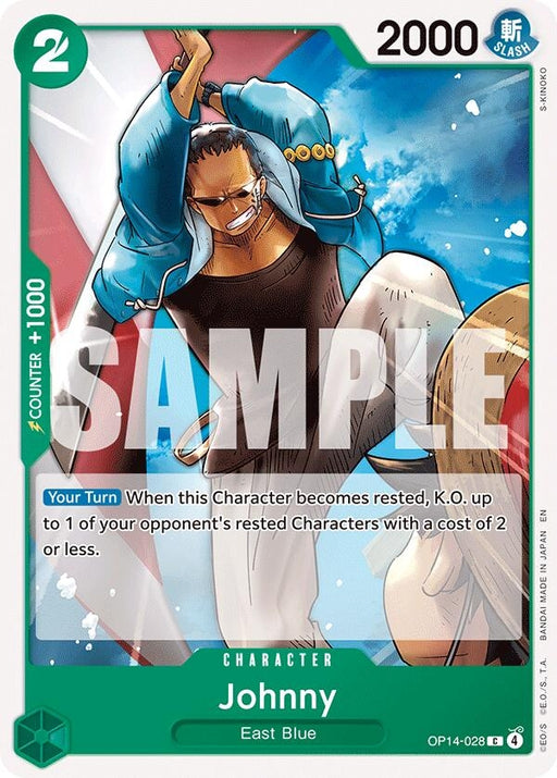 Image for Johnny (OP14-028) [The Azure Sea's Seven] - One Piece Card Game