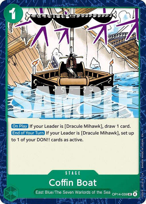 Image for Coffin Boat (OP14-039) [The Azure Sea's Seven] - One Piece Card Game