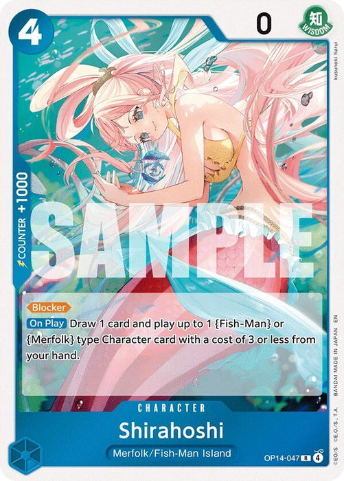 Image for Shirahoshi (OP14-047) (Foil) [The Azure Sea's Seven] - One Piece Card Game