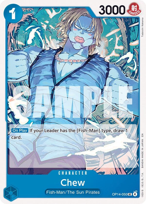 Image for Chew (OP14-050) [The Azure Sea's Seven] - One Piece Card Game