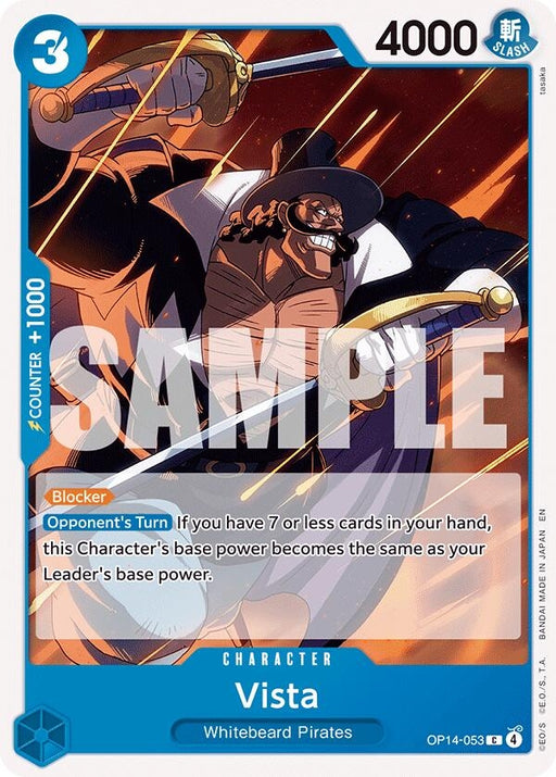 Image for Vista (OP14-053) [The Azure Sea's Seven] - One Piece Card Game