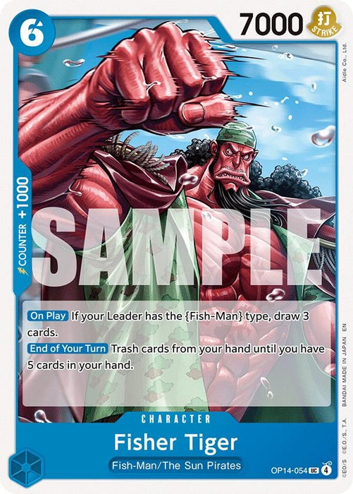 Image for Fisher Tiger (OP14-054) [The Azure Sea's Seven] - One Piece Card Game