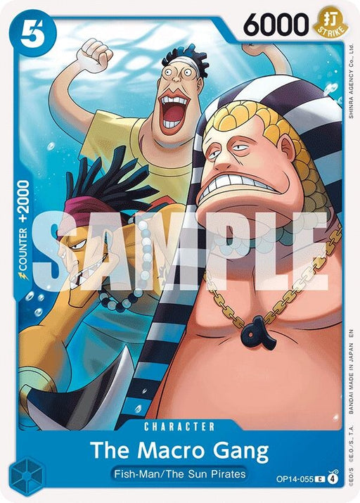 Image for The Macro Gang (OP14-055) [The Azure Sea's Seven] - One Piece Card Game