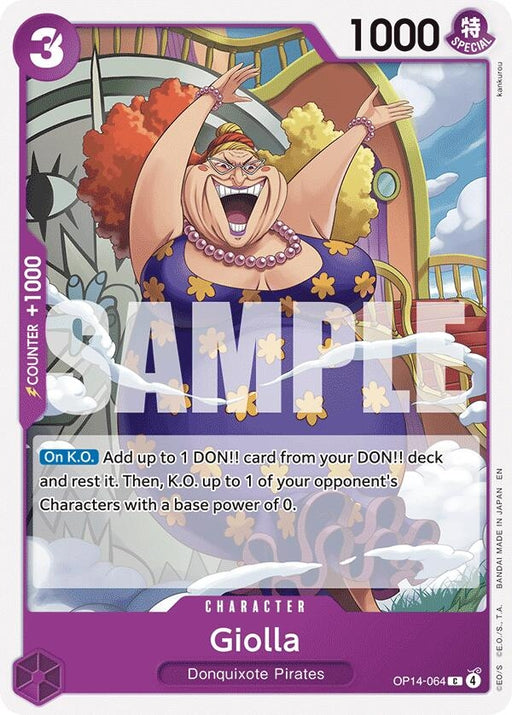 Image for Giolla (OP14-064) [The Azure Sea's Seven] - One Piece Card Game