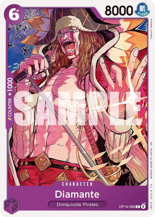 Image for Diamante (OP14-066) [The Azure Sea's Seven] - One Piece Card Game