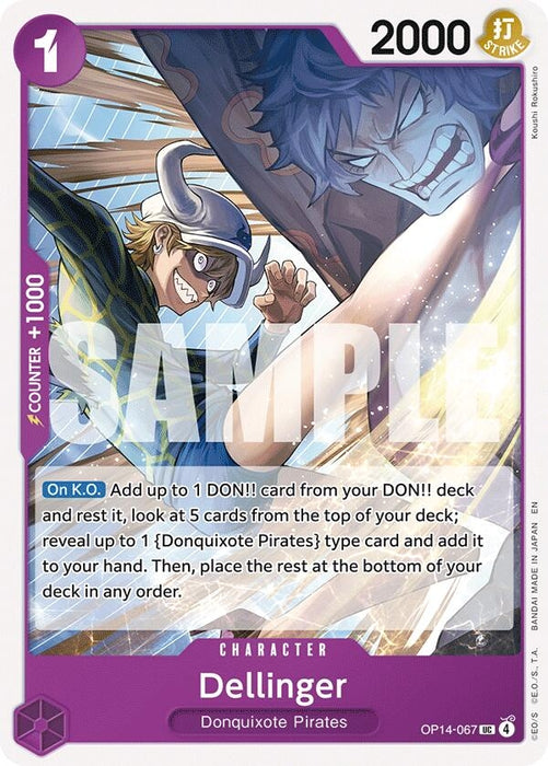 Image for Dellinger (OP14-067) [The Azure Sea's Seven] - One Piece Card Game