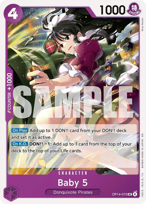 Image for Baby 5 (OP14-072) [The Azure Sea's Seven] - One Piece Card Game
