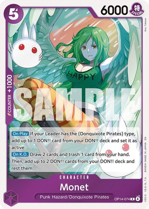 Monet (OP14-074) (Foil) [The Azure Sea's Seven]