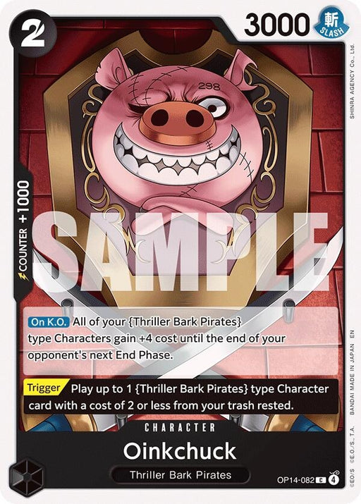 Image for Oinkchuck (OP14-082) [The Azure Sea's Seven] - One Piece Card Game