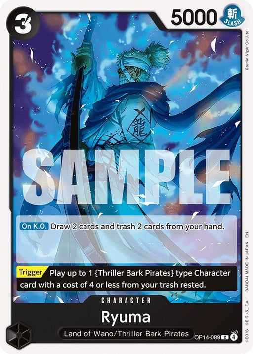 Image for Ryuma (OP14-089) [The Azure Sea's Seven] - One Piece Card Game