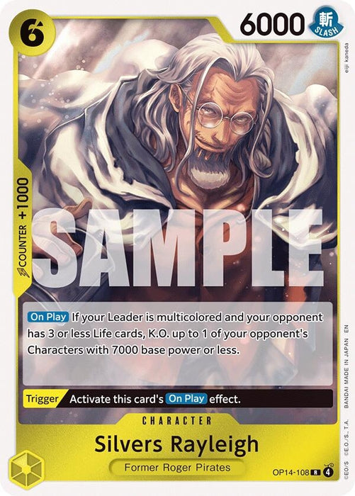 Silvers Rayleigh (OP14-108) (Foil) [The Azure Sea's Seven]