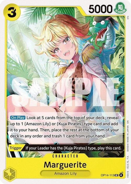 Image for Marguerite (OP14-113) [The Azure Sea's Seven] - One Piece Card Game