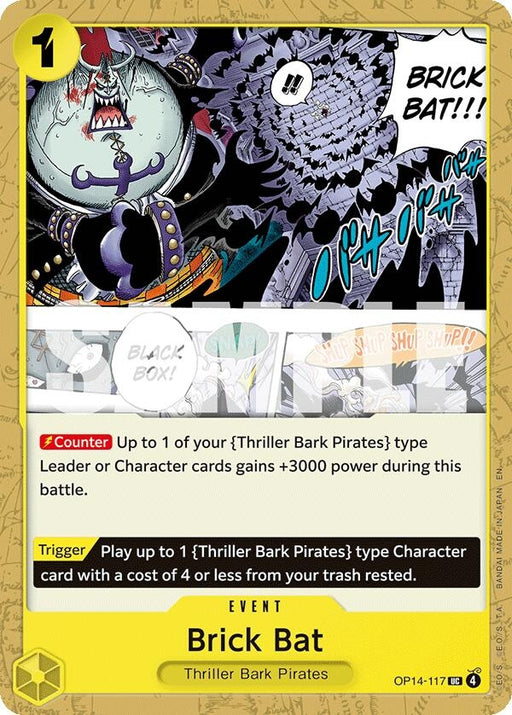 Image for Brick Bat (OP14-117) [The Azure Sea's Seven] - One Piece Card Game