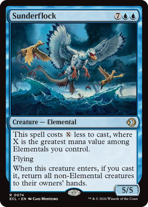 Image for Sunderflock (74) [Lorwyn Eclipsed] - Magic: The Gathering