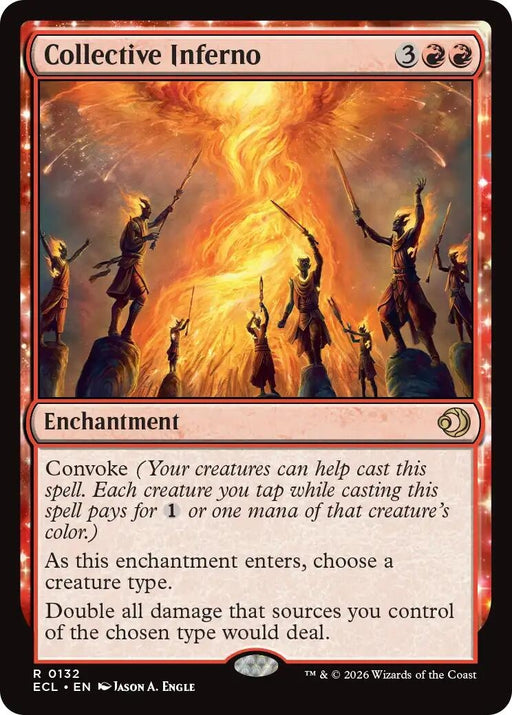 Image for Collective Inferno (132) (Foil) [Lorwyn Eclipsed] - Magic: The Gathering