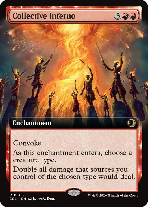 Image for Collective Inferno (Extended Art) (363) [Lorwyn Eclipsed] - Magic: The Gathering