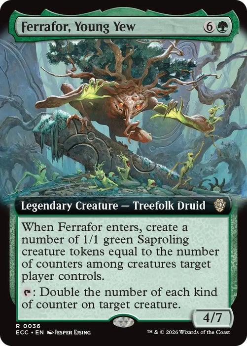 Image for Ferrafor, Young Yew (Extended Art) (36) [Lorwyn Eclipsed] - Magic: The Gathering