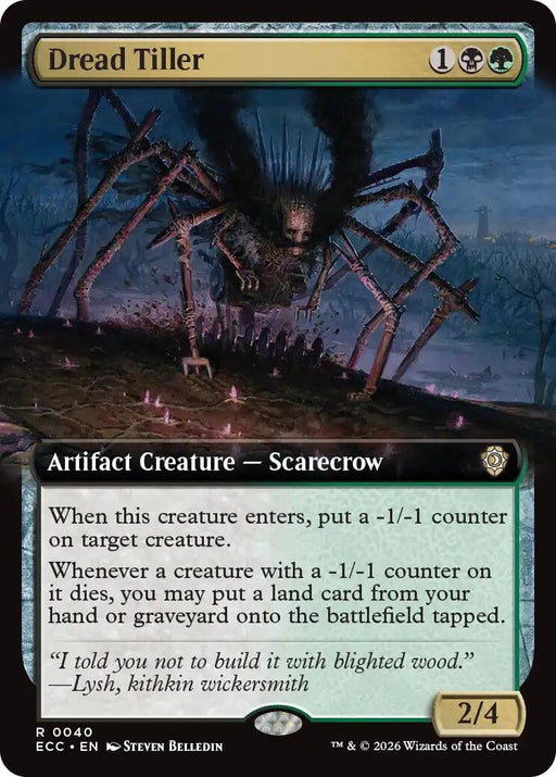 Image for Dread Tiller (Extended Art) (40) [Lorwyn Eclipsed] - Magic: The Gathering