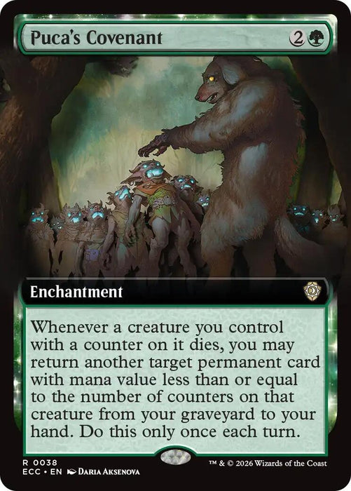 Image for Puca's Covenant (Extended Art) (38) [Lorwyn Eclipsed] - Magic: The Gathering